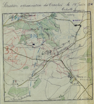 257e Brigade juin 1916 Verdun